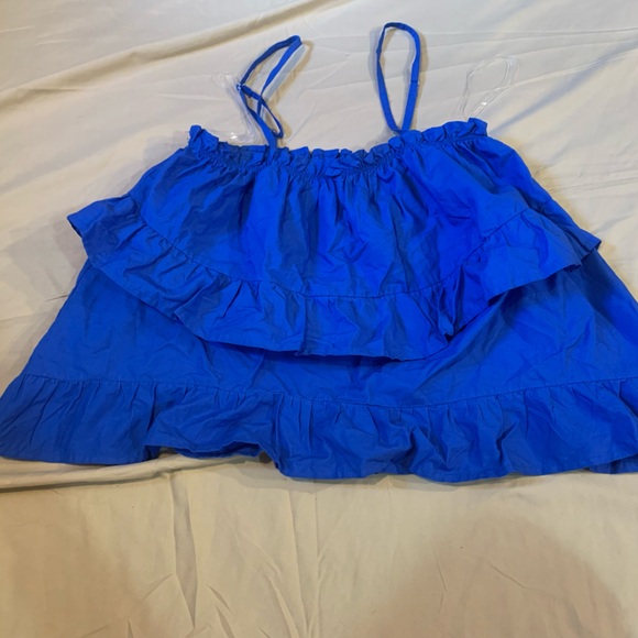 HT 360 Collective Blue Ruffle Blouse - Picture 5 of 9